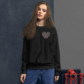 Sweatshirt Unisexo Coração Pequeno - My dear oraculo store